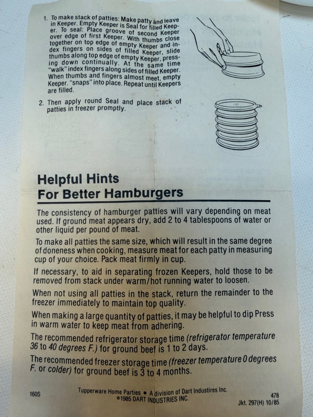 Vtg. Hamburger Press - Picture 5 of 5